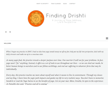 Tablet Screenshot of findingdrishti.com